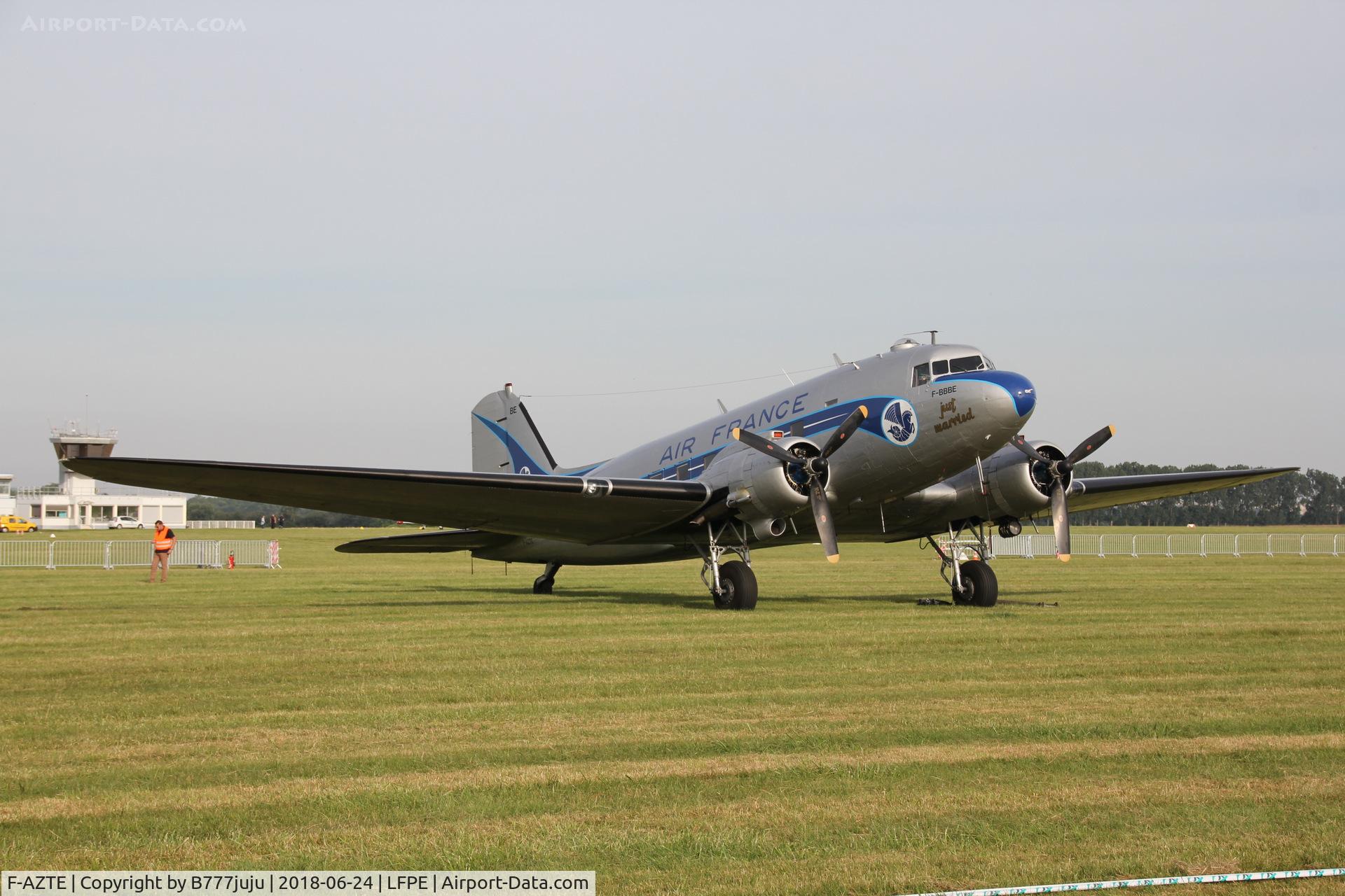 F-AZTE, 1943 Douglas C-47A-1-DL  Skytrain C/N 9172, at Meaux airshow