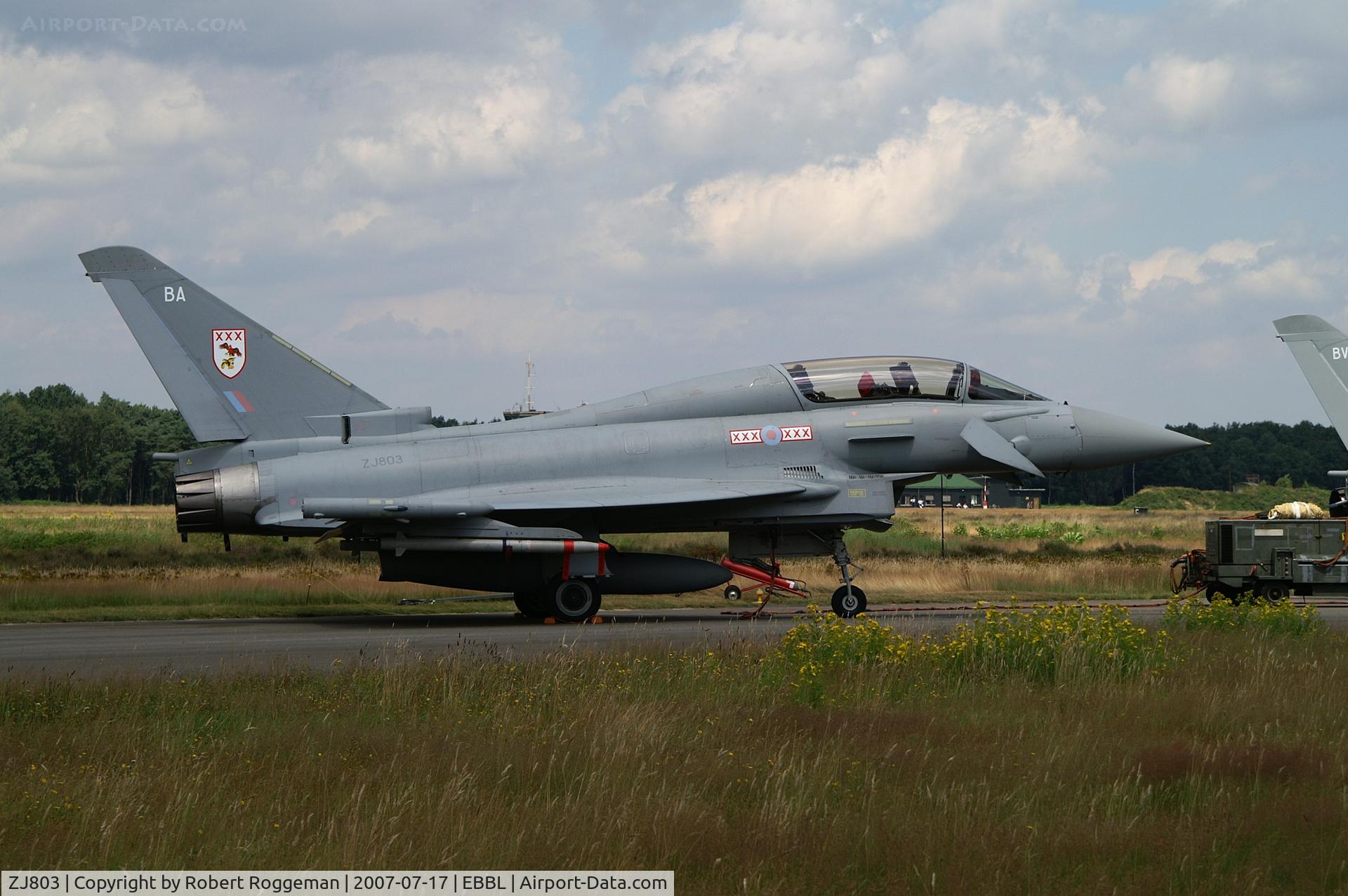 ZJ803, 2003 Eurofighter EF-2000 Typhoon T3 C/N 0013/BT004, OPEN DAY.BA.