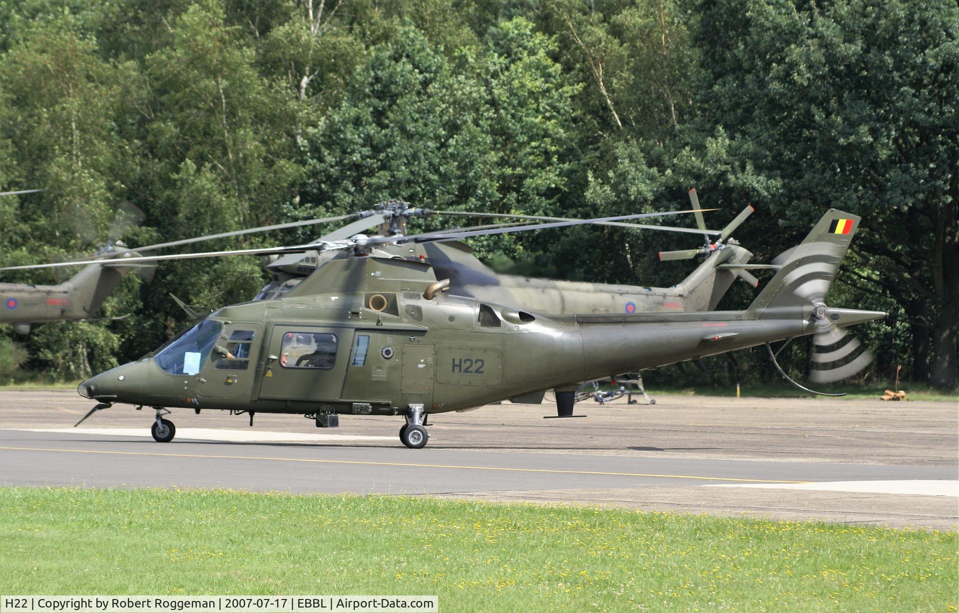 H22, 1993 Agusta A-109BA C/N 0322, OPEN DAY.