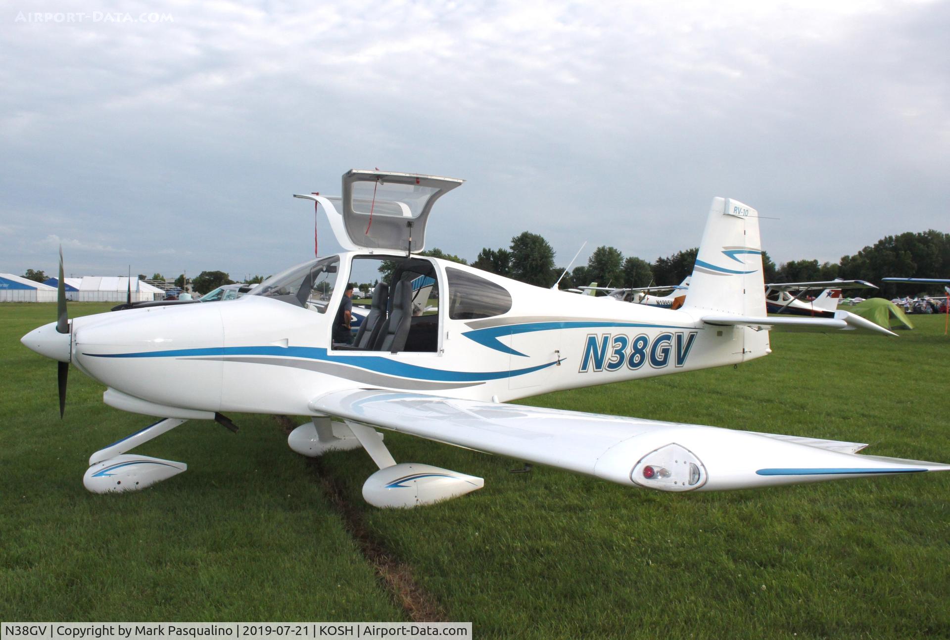 N38GV, 2010 Vans RV-10 C/N 40850, Vans RV-10