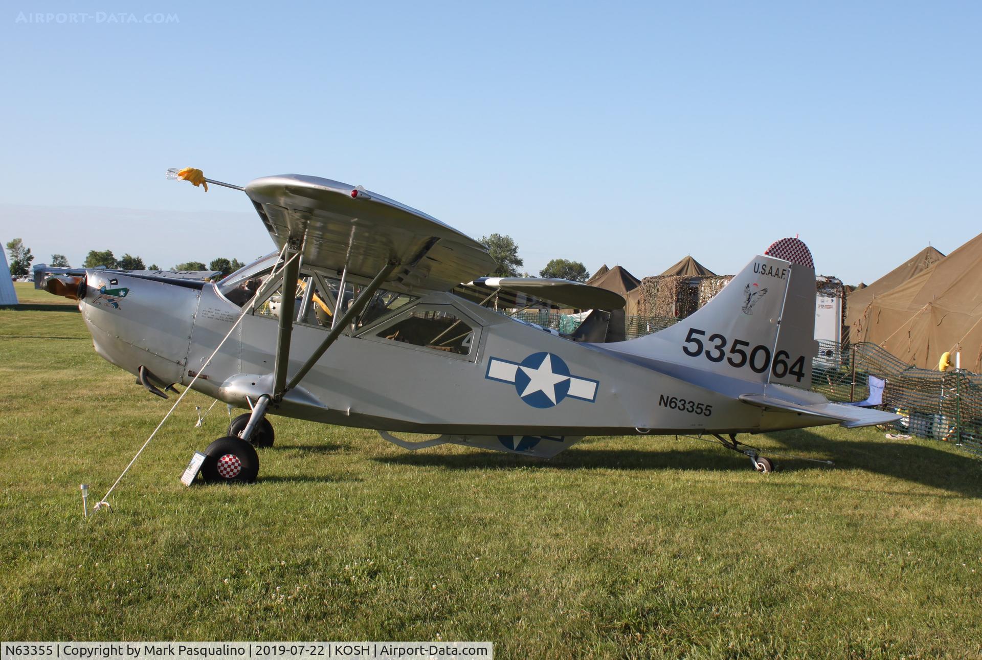 N63355, 1945 Stinson L-5G Sentinel C/N 4646, Stinson L-5G