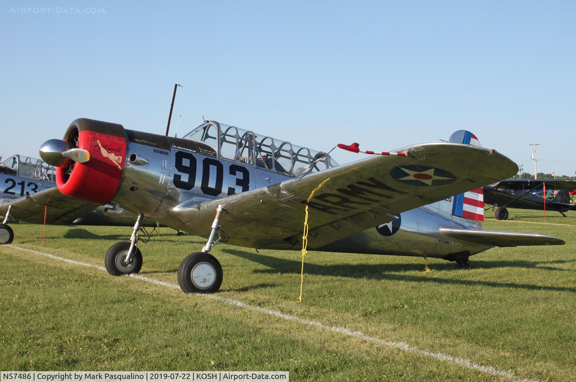 N57486, 1942 Consolidated Vultee BT-13A Valiant C/N 5665, Vultee BT-13A