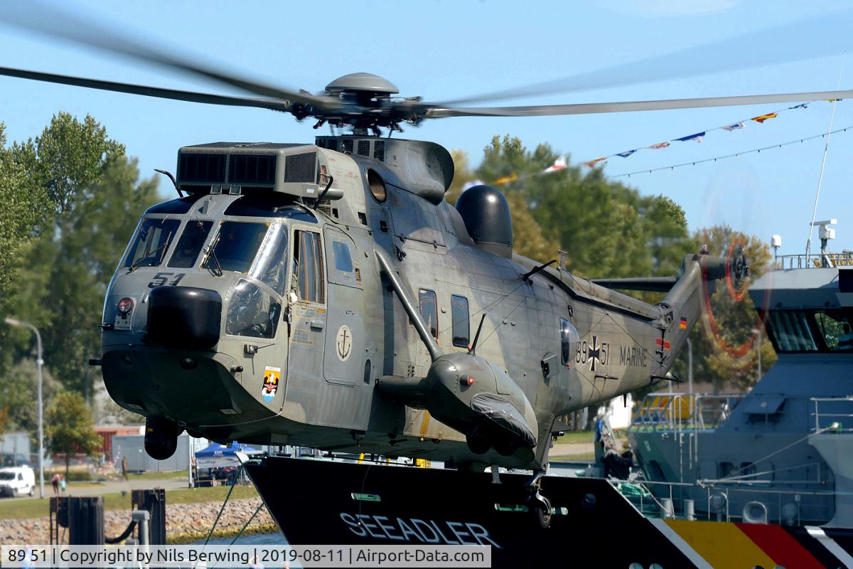 89 51, Westland Sea King Mk.41 C/N WA745/58, At Hohe Düne Naval Base