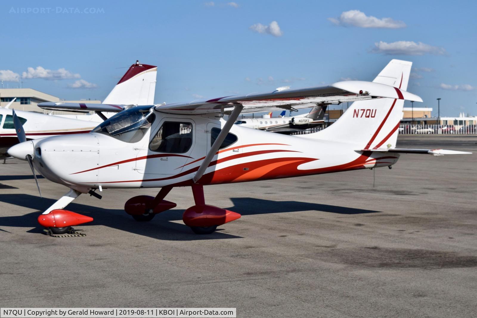 N7QU, 2007 Glasair GS-2 Sportsman 2+2 C/N 7098, Parked on the north GA ramp.