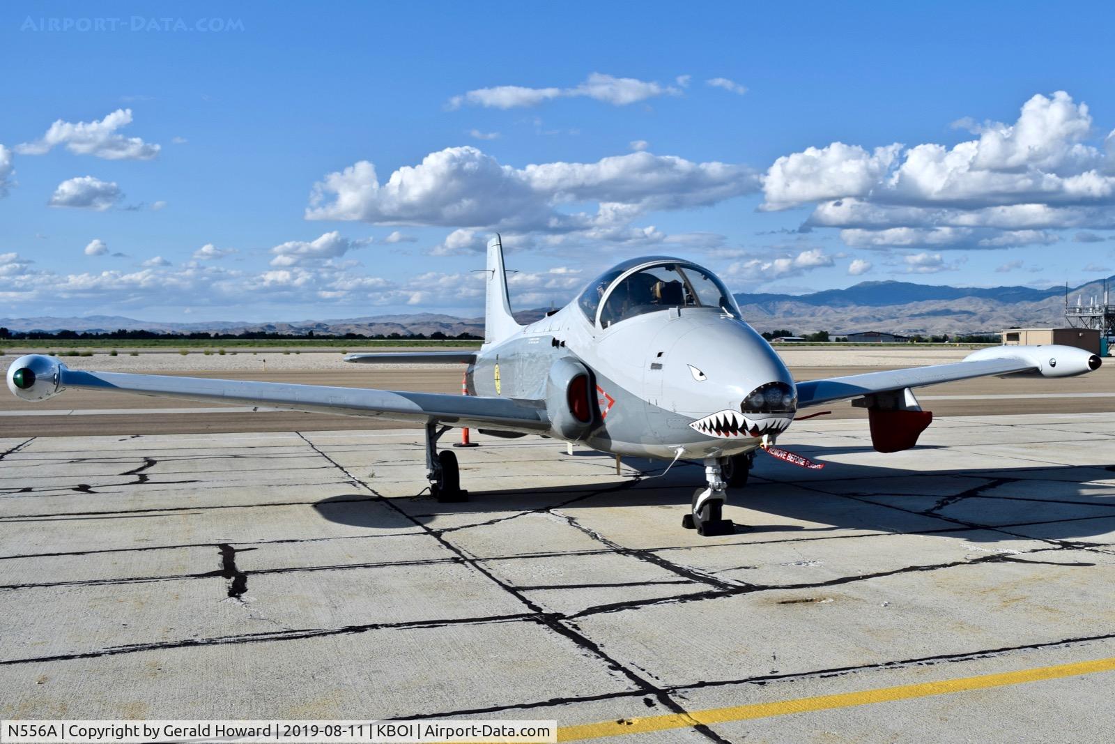 N556A, 1974 BAC 84 Jet Provost T.5A C/N EEP/JP/1051, Parked on the south GA ramp.