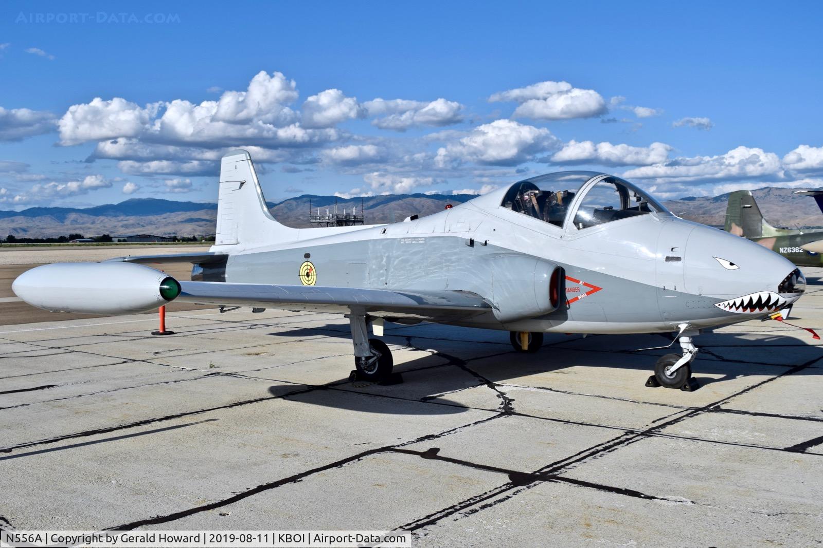N556A, 1974 BAC 84 Jet Provost T.5A C/N EEP/JP/1051, Parked on the south GA ramp.