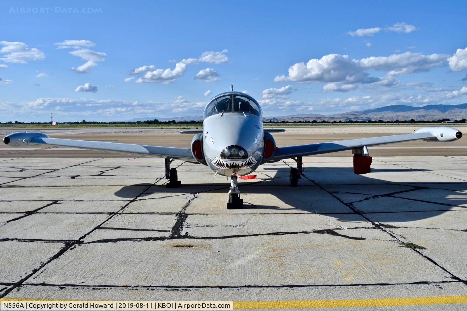N556A, 1974 BAC 84 Jet Provost T.5A C/N EEP/JP/1051, Parked on the south GA ramp.