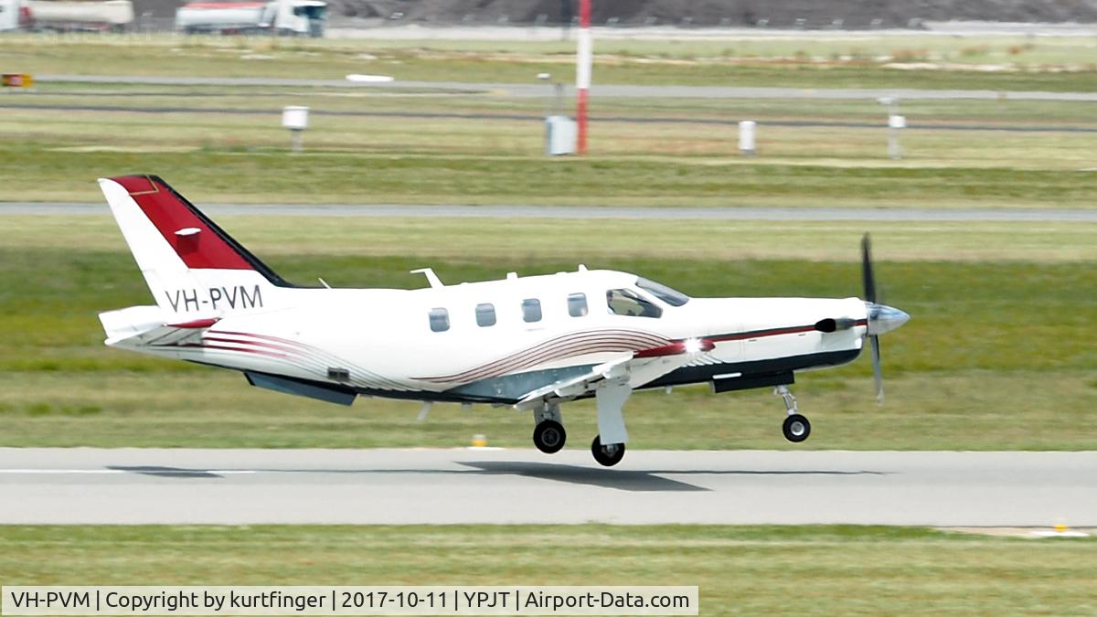 VH-PVM, 2013 Socata TBM-850 C/N 663, SOCATA TBM700 sn 663, VH-PVM YPJT 111017.