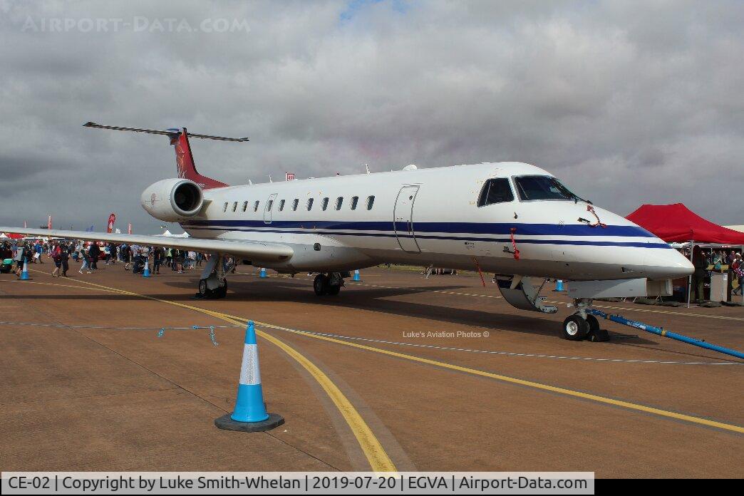 CE-02, 2001 Embraer ERJ-135LR (EMB-135LR) C/N 145480, At RIAT 2019