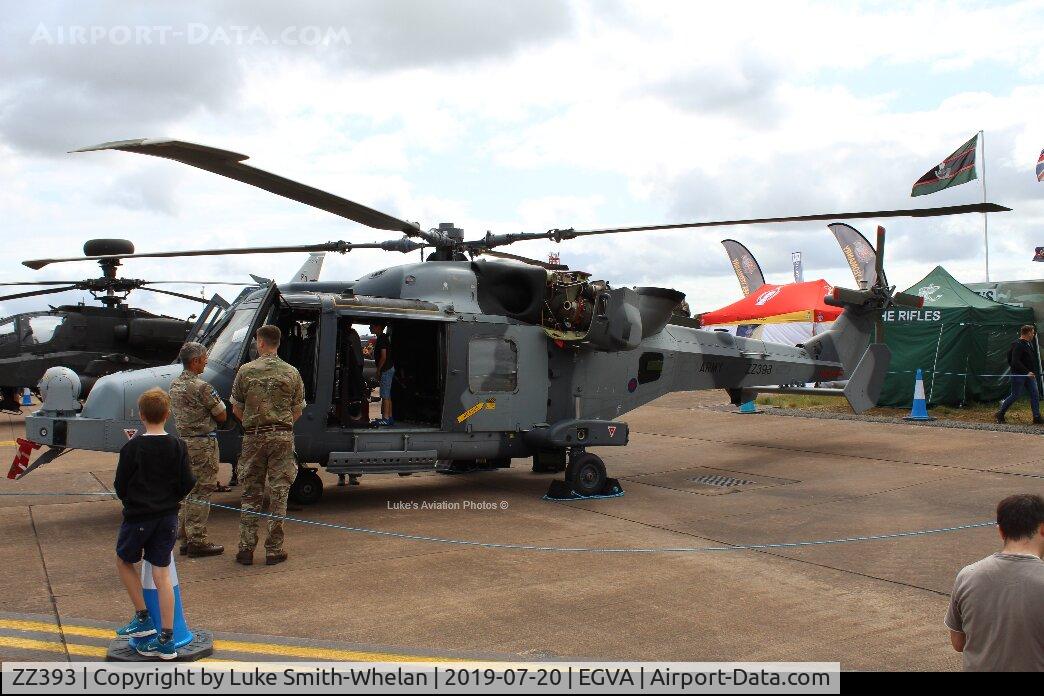 ZZ393, 2013 AgustaWestland AW-159 Wildcat AH.1 C/N 491, At RIAT 2019