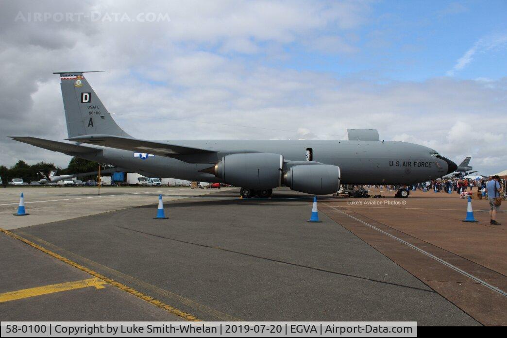 58-0100, 1958 Boeing KC-135R Stratotanker C/N 17845, At RIAT 2019