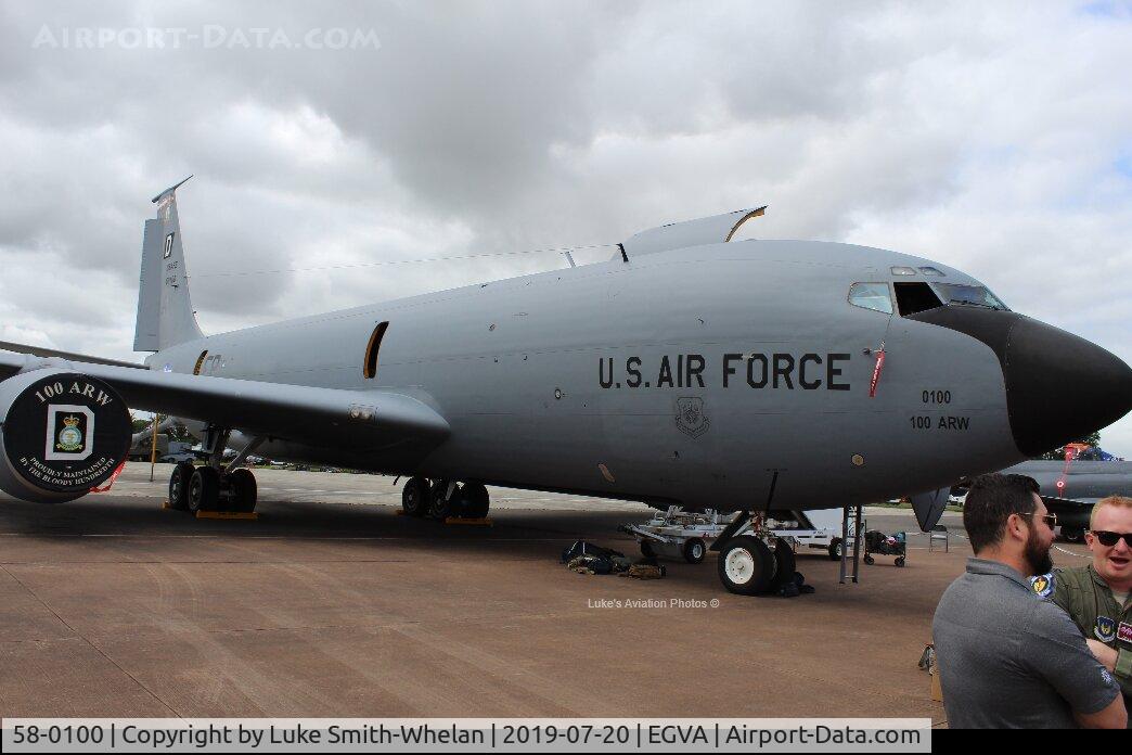58-0100, 1958 Boeing KC-135R Stratotanker C/N 17845, At RIAT 2019