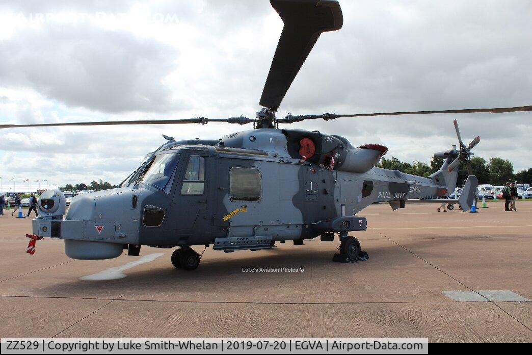 ZZ529, AgustaWestland AW-159 Wildcat HMA.2 C/N 536, At RIAT 2019