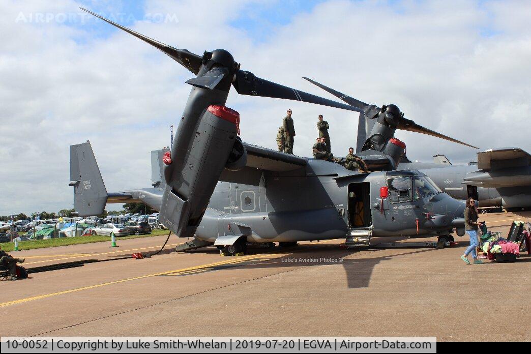 10-0052, 2010 Bell-Boeing CV-22B Osprey C/N D1028, At RIAT 2019