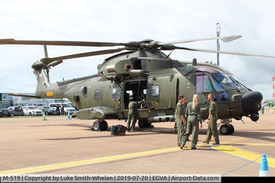 M-519, 2009 AgustaWestland EH-101 Mk.512 Merlin Joint Supporter C/N 50226/DEN19, At RIAT 2019