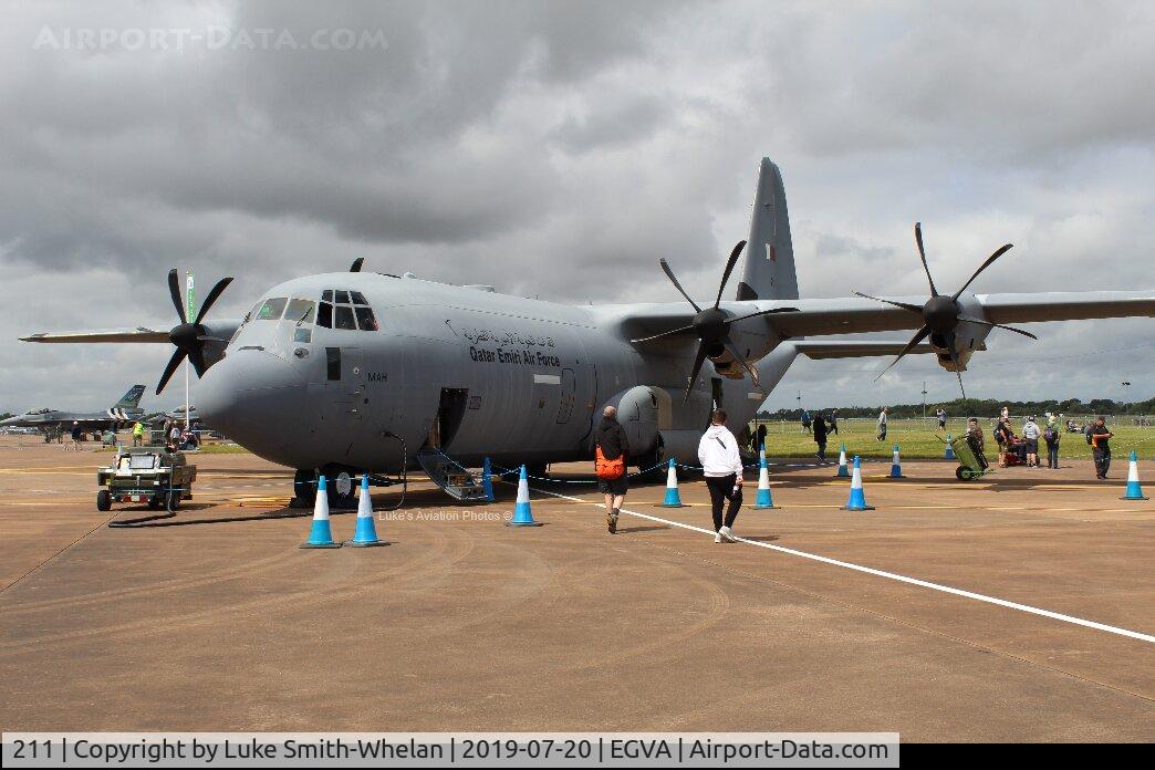 211, 2011 Lockheed Martin C-130J-30 Super Hercules C/N 382-5662, At RIAT 2019