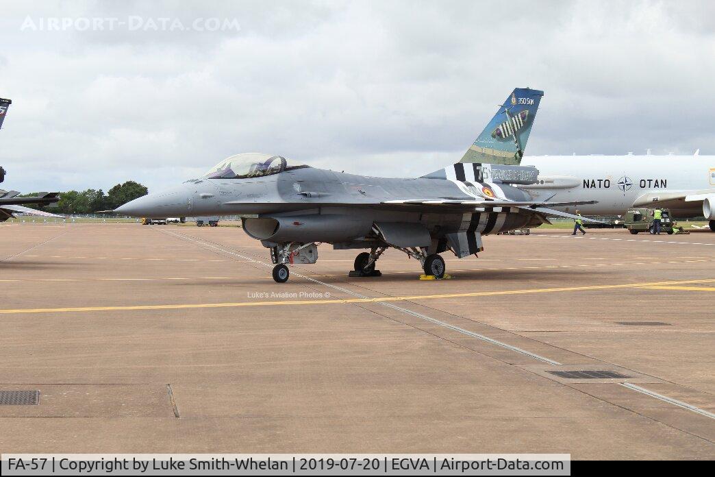 FA-57, 1980 SABCA F-16AM Fighting Falcon C/N 6H-57, At RIAT 2019