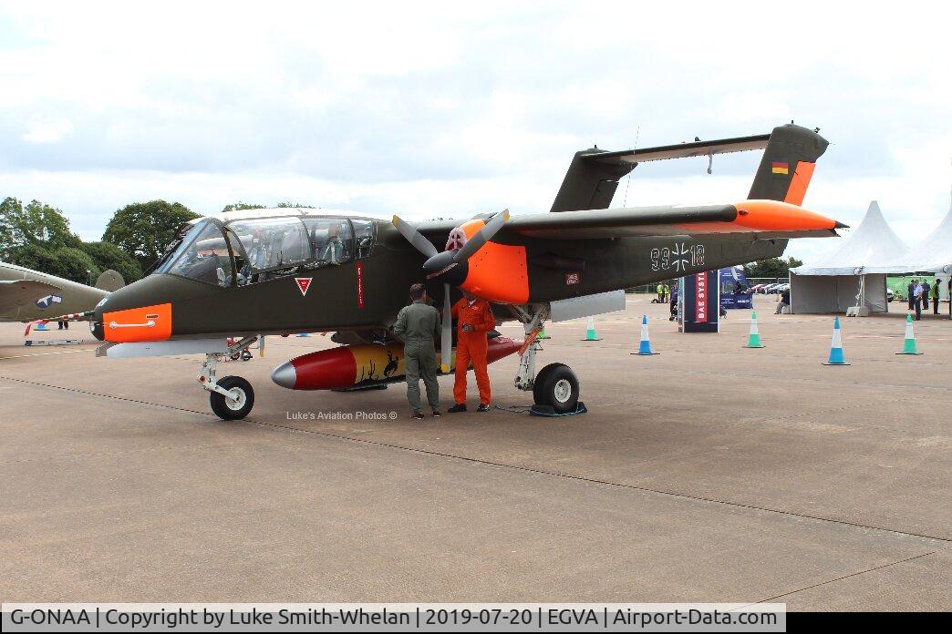 G-ONAA, 1971 North American OV-10B Bronco C/N 338-3, At RIAT 2019