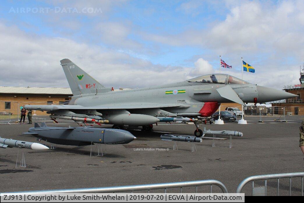 ZJ913, 2004 Eurofighter EF-2000 Typhoon FGR4 C/N 0047/BS004, At RIAT 2019