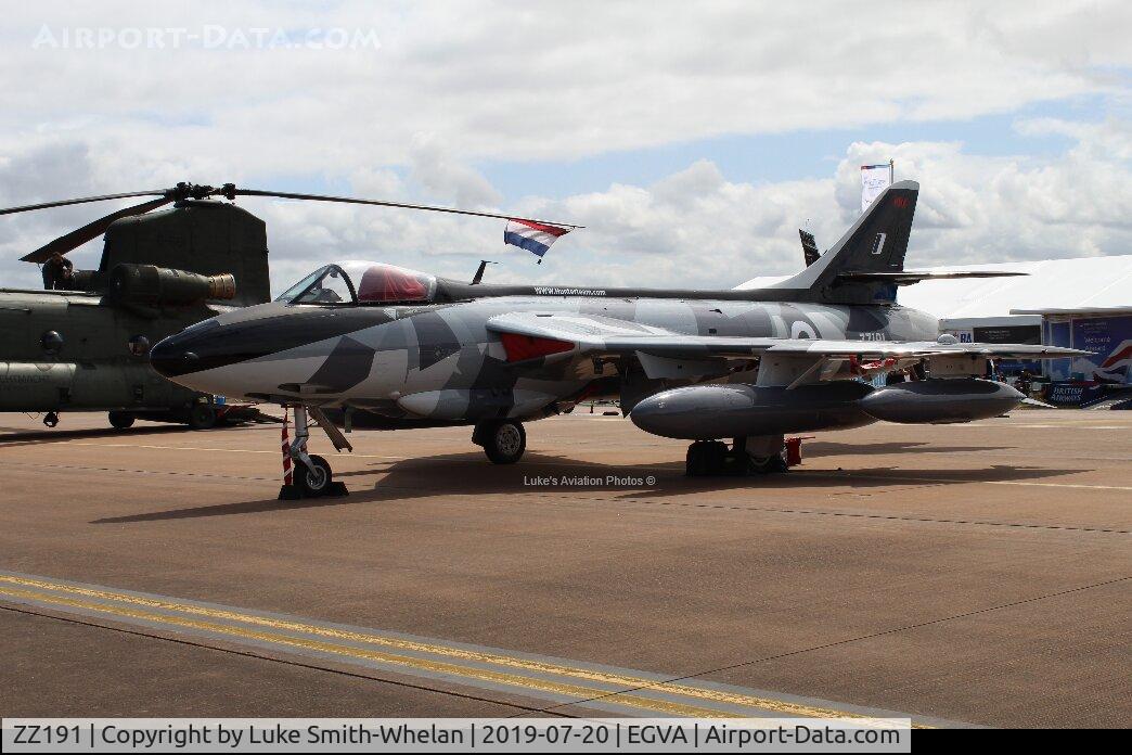 ZZ191, 1959 Hawker Hunter F.58 C/N 41H-697425, At RIAT 2019