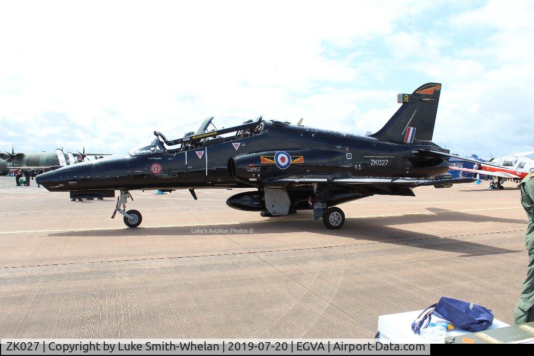ZK027, 2009 British Aerospace Hawk T2 C/N RT018/1256, At RIAT 2019