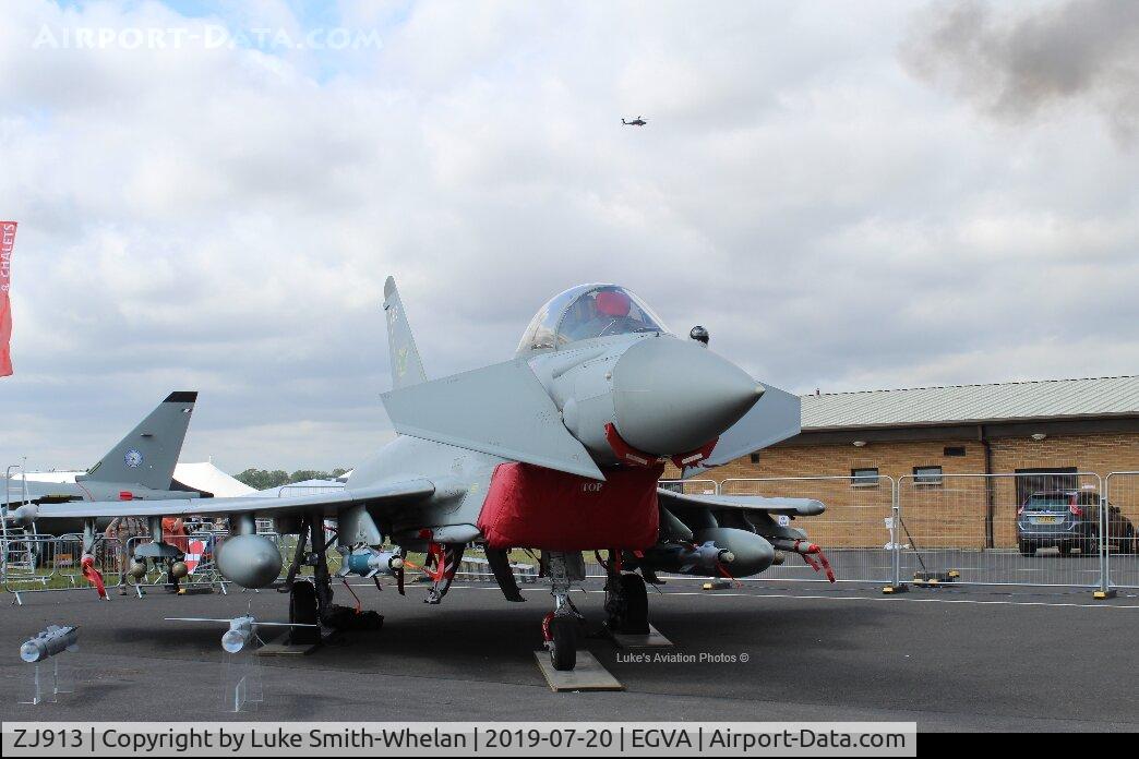 ZJ913, 2004 Eurofighter EF-2000 Typhoon FGR4 C/N 0047/BS004, At RIAT 2019