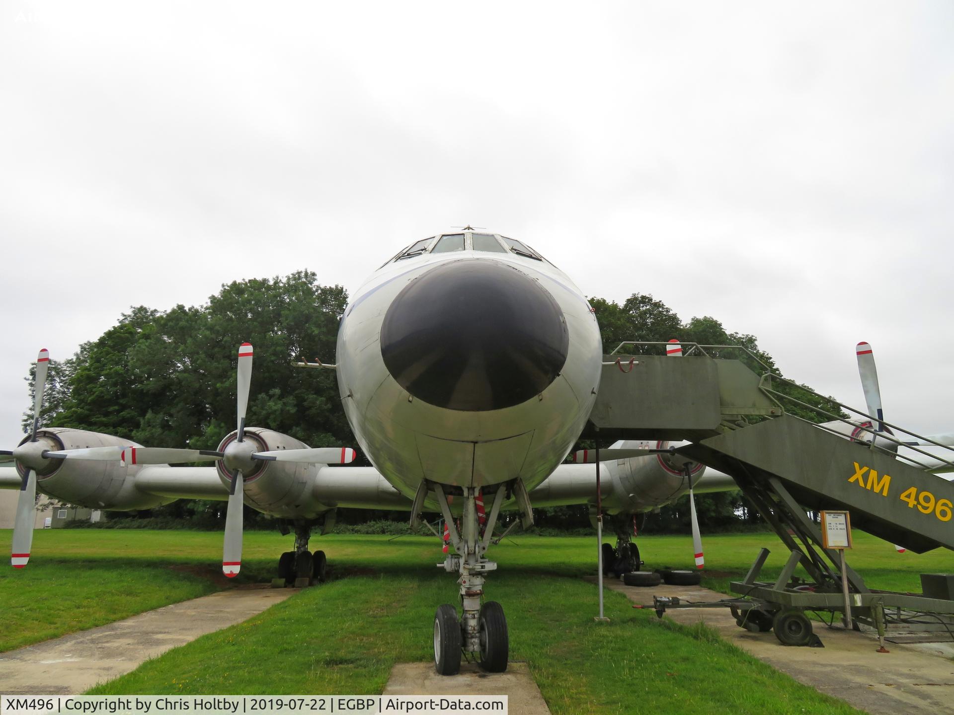 XM496, 1959 Bristol Britannia C.1 (175 Britannia 253F) C/N 13508, Still on static display at Kemble Airfield