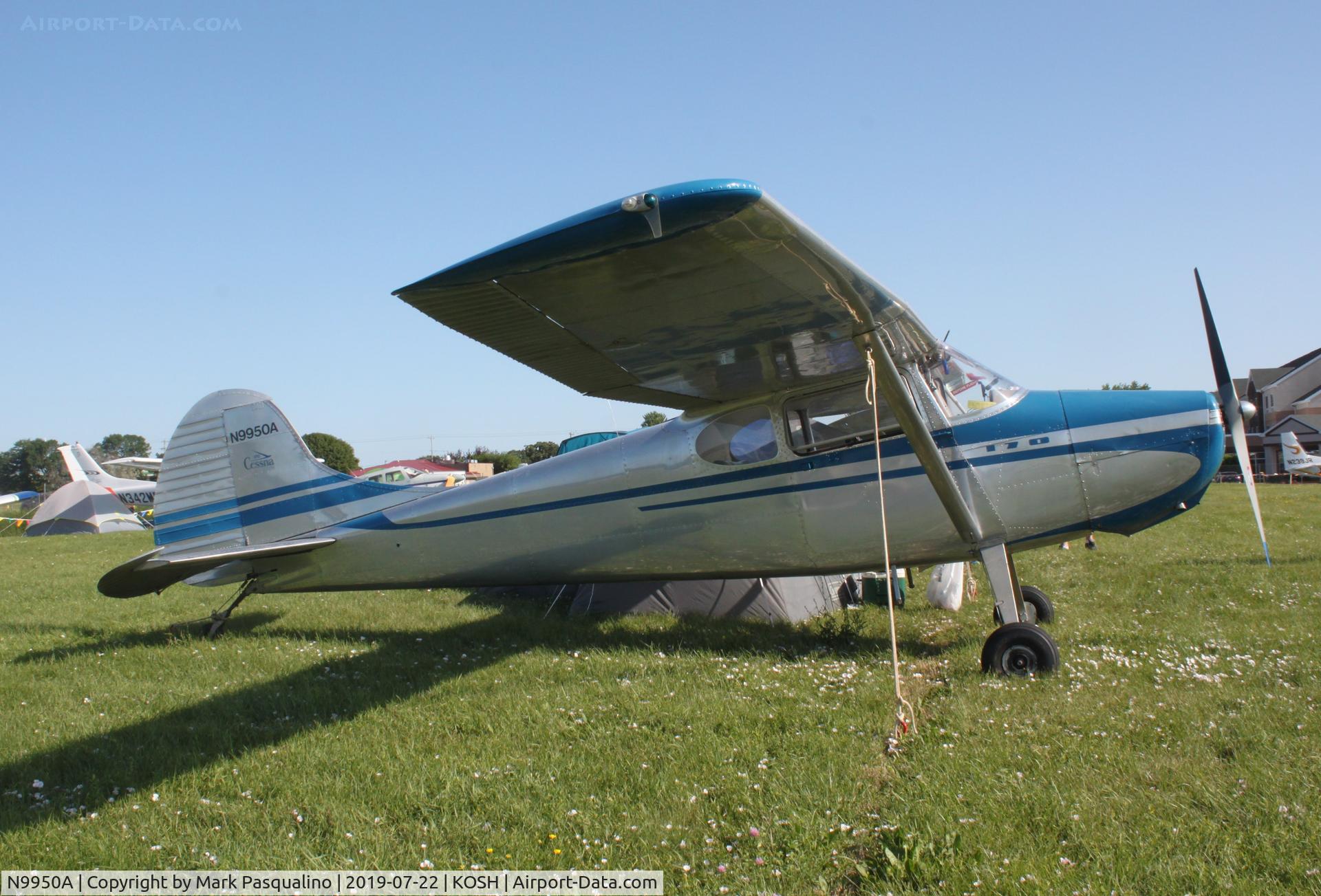 N9950A, 1950 Cessna 170A C/N 19310, Cessna 170A