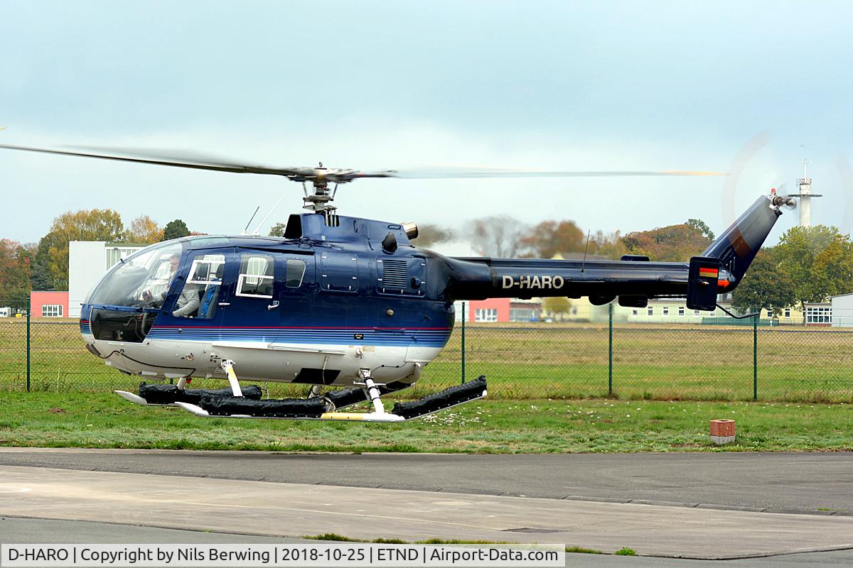 D-HARO, 1990 MBB Bo-105CBS-4 C/N S-831, D-HARO at Diepholz Air Base