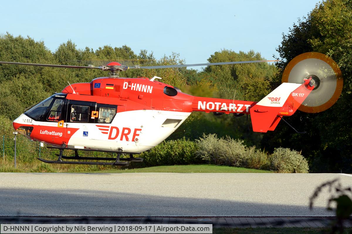 D-HNNN, MBB Bo-105CBS-5 C/N S-917, Christoph Europa 5 at BGU Hamburg