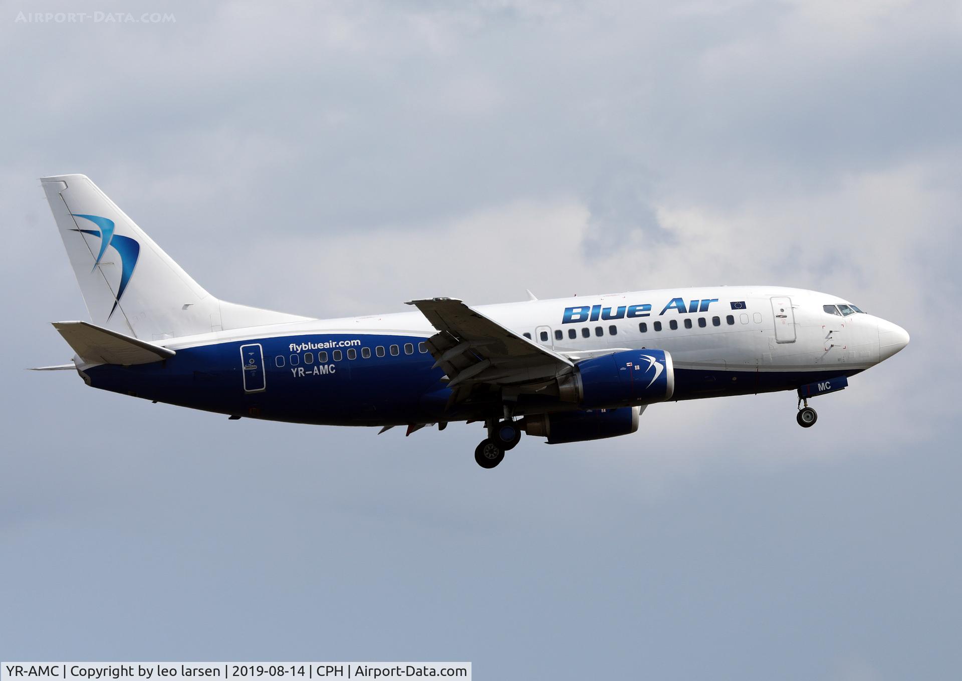 YR-AMC, 1991 Boeing 737-530 C/N 24940, Copenhagen 14.8.2019 on final to R-22L