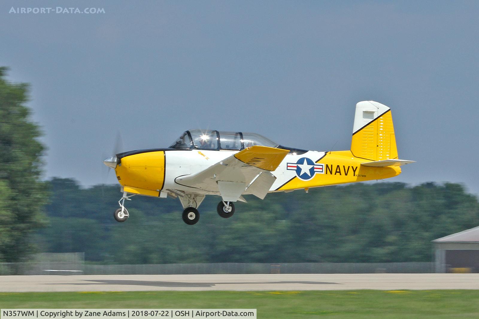 N357WM, 1960 Beech D-45 Mentor C/N BG-357, EAA AirVenture - Oshkosh, Wisconsin.