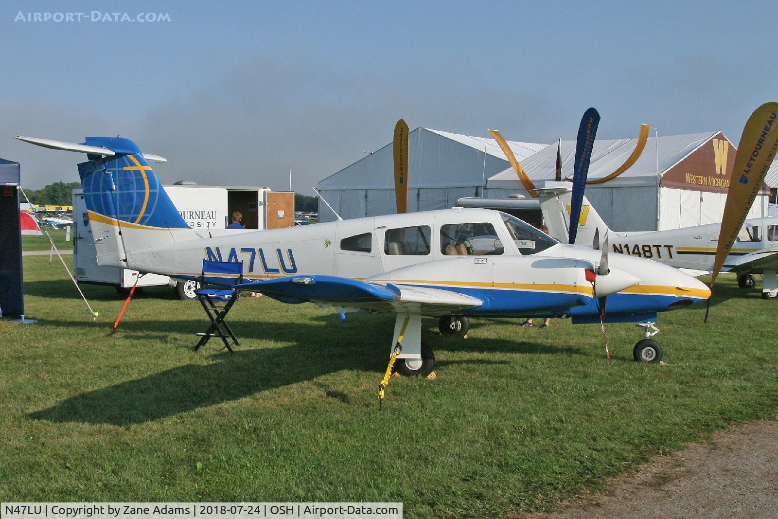 N47LU, 2017 Piper PA-44-180 Seminole C/N 4496416, EAA AirVenture - Oshkosh, Wisconsin.