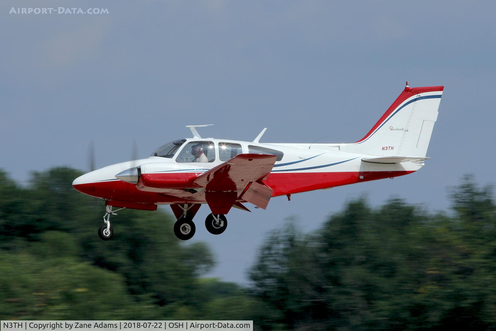 N3TH, 1967 Beech 95-B55 (T42A) Baron C/N TC-1034, EAA AirVenture - Oshkosh, Wisconsin.