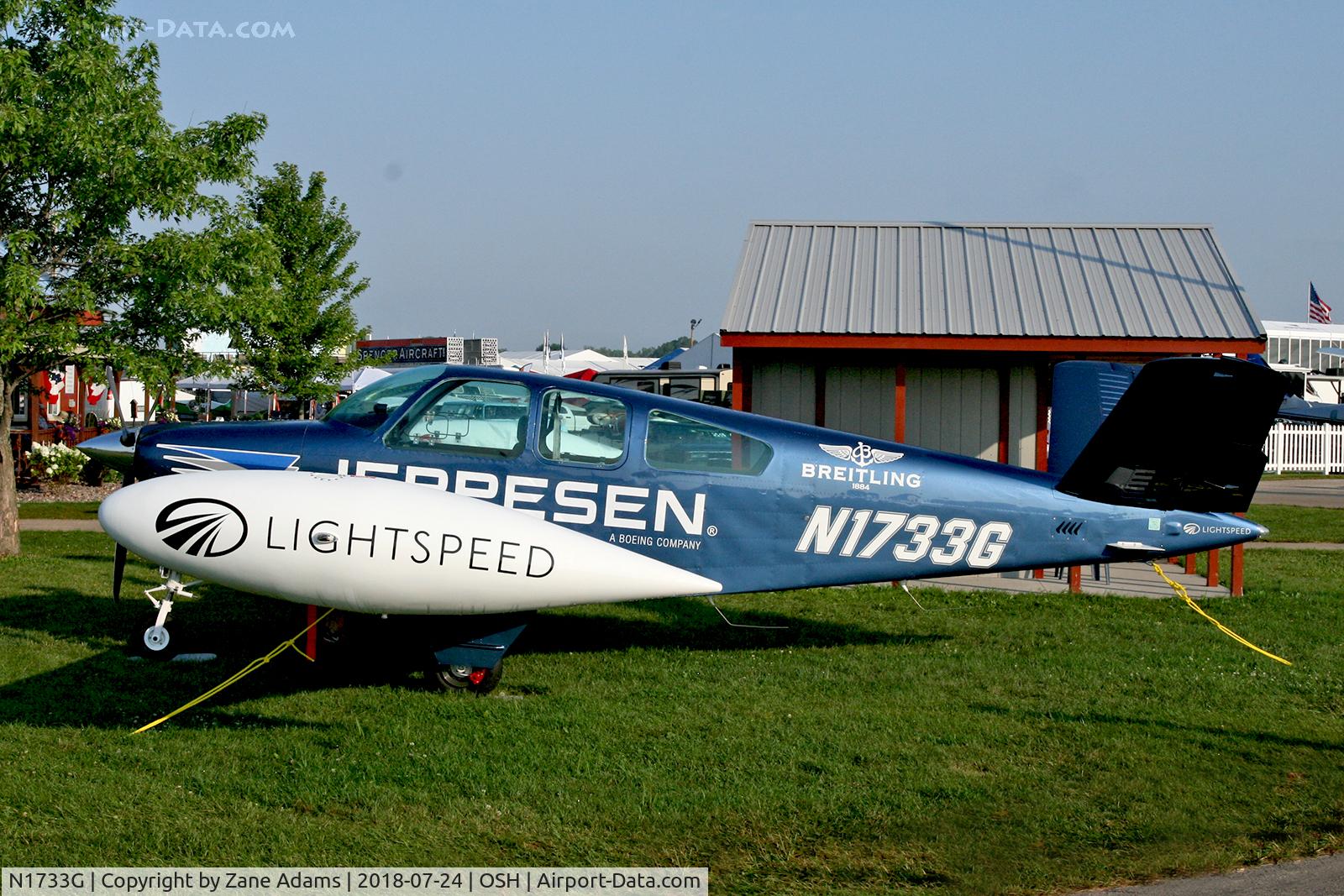 N1733G, 1962 Beech P35 Bonanza C/N D-6949, EAA AirVenture - Oshkosh, Wisconsin.