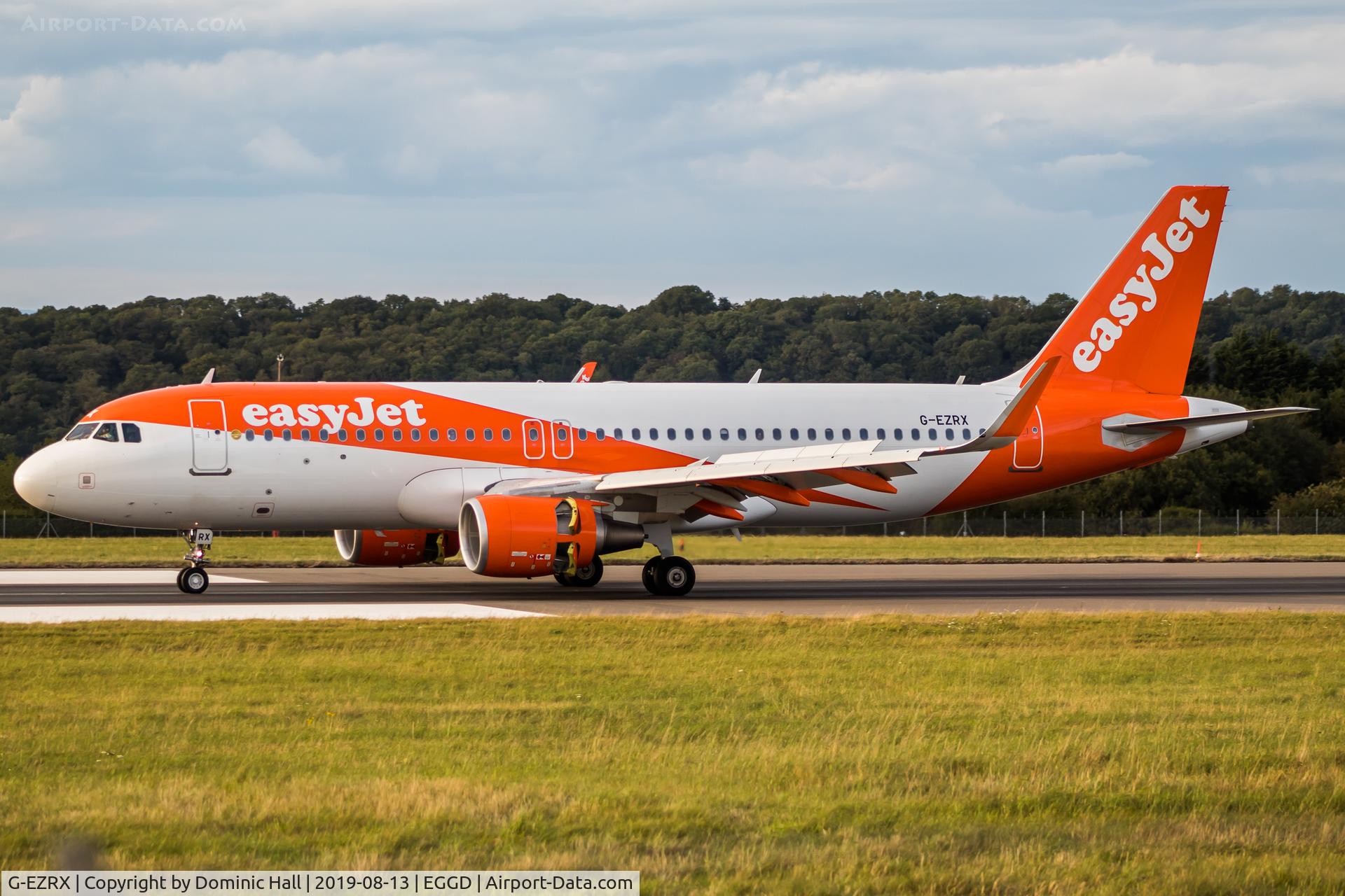G-EZRX, 2018 Airbus A320-214 C/N 8321, Landing RWY 27