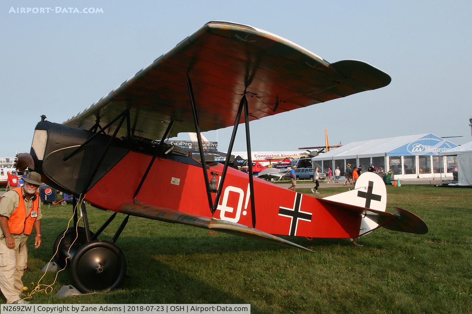 N269ZW, 2015 Fokker D-7 Replica C/N FM-15, EAA AirVenture - Oshkosh, Wisconsin.