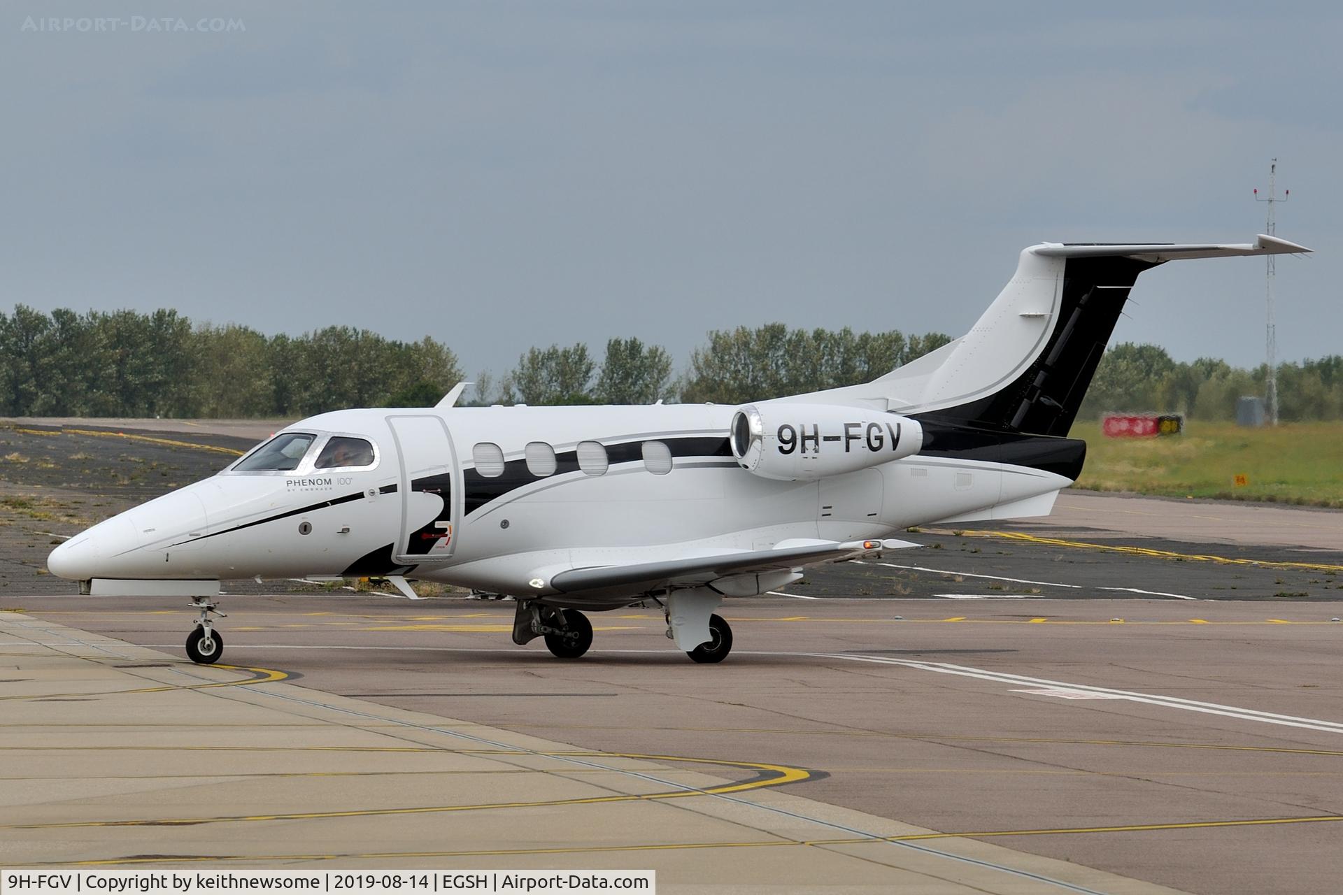 9H-FGV, 2010 Embraer EMB-500 Phenom 100 C/N 50000193, Return Visitor.