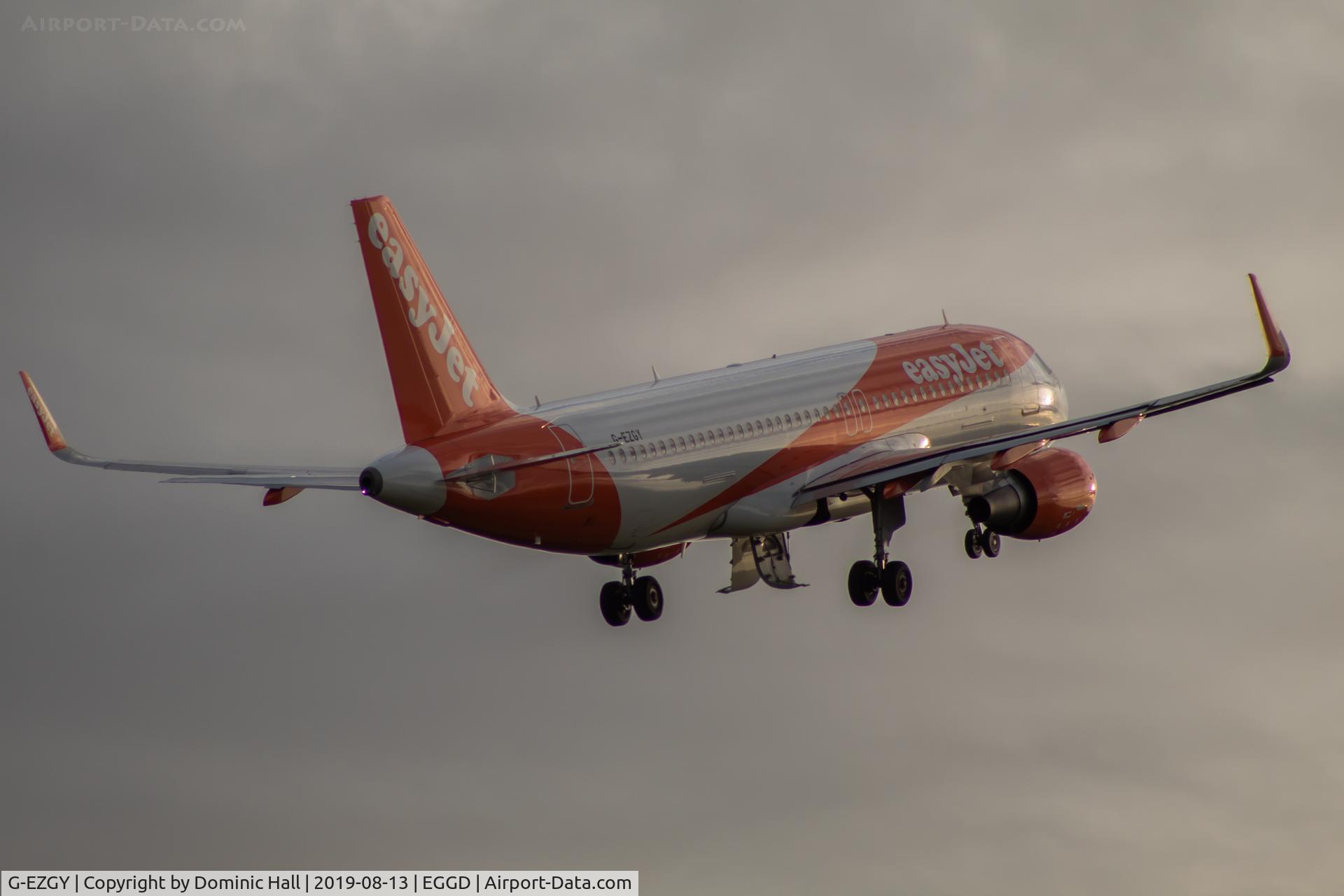 G-EZGY, 2018 Airbus A320-214 C/N 8385, Departing RWY 27
