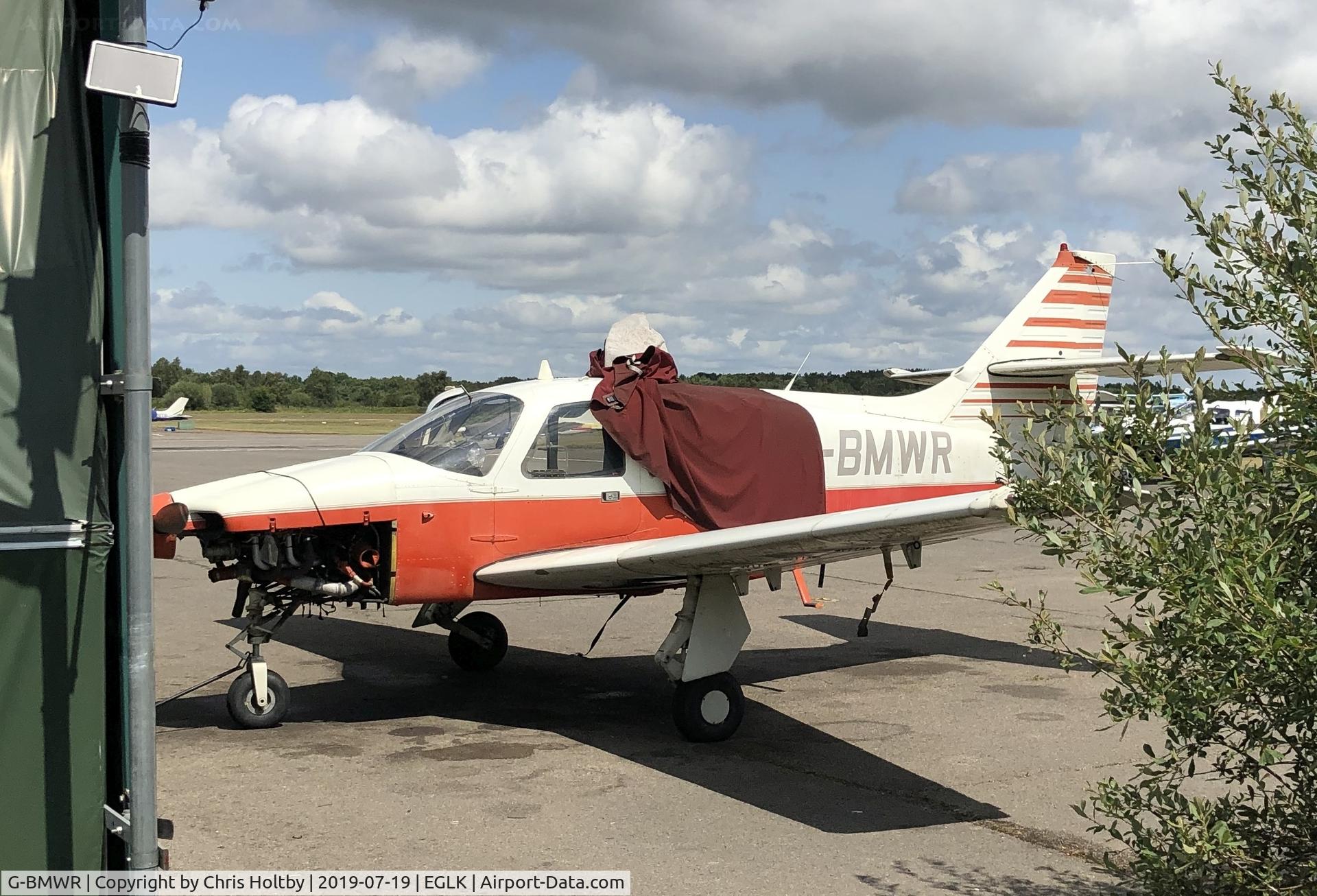 G-BMWR, 1975 Rockwell International 112 Commander C/N 365, Rockwell Commander parked and deteriorating at Blackbushe