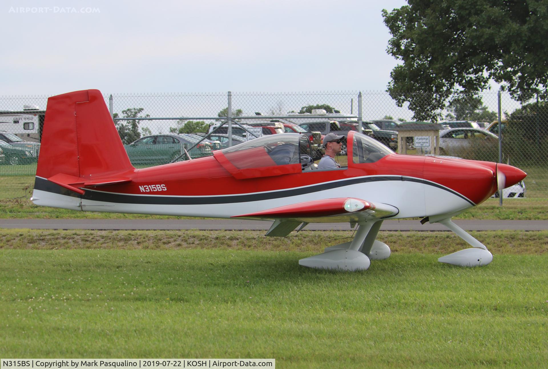 N315BS, Vans RV-7A C/N 74073, Vans RV-7A