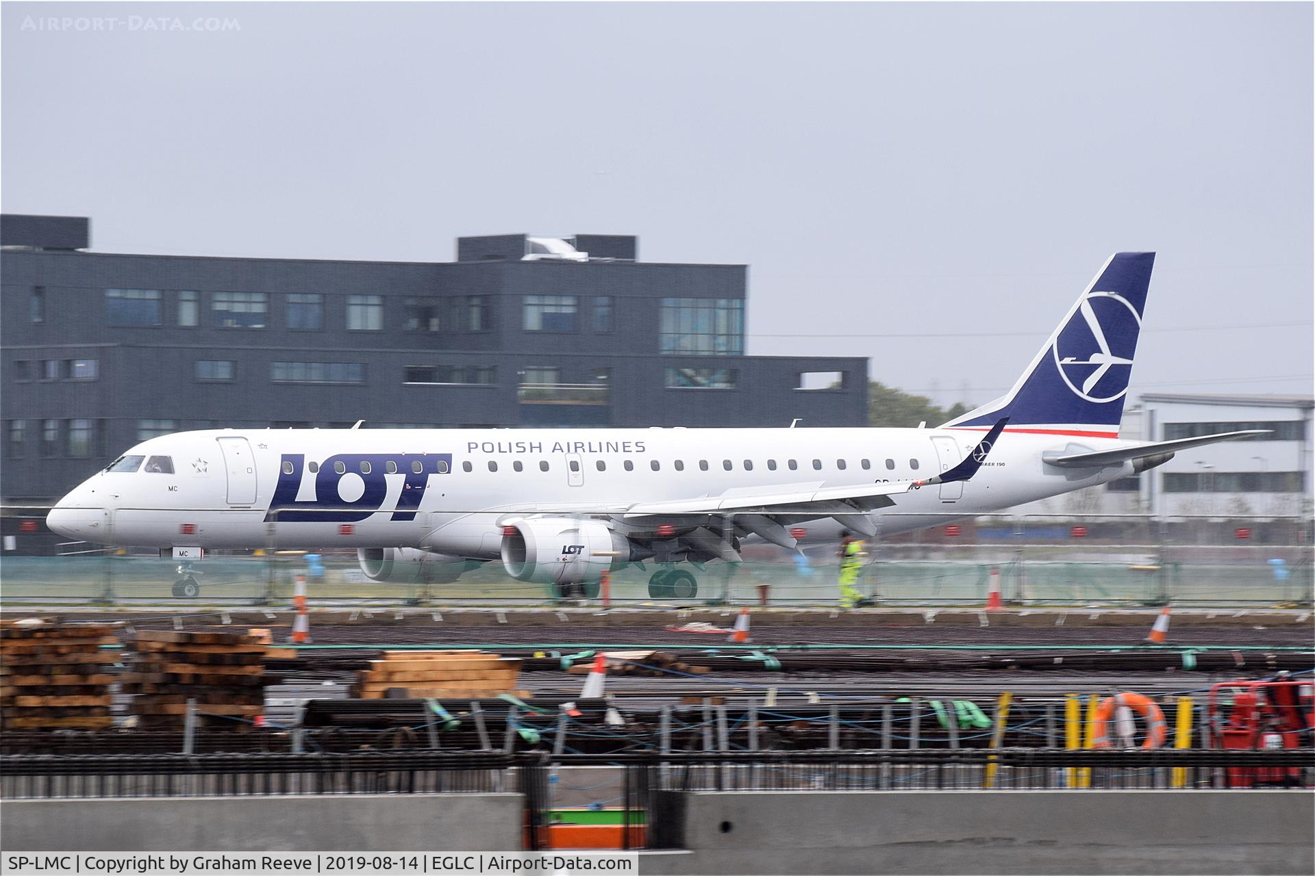 SP-LMC, 2018 Embraer 190LR (ERJ-190-100LR) C/N 19000763, Landing at London City.