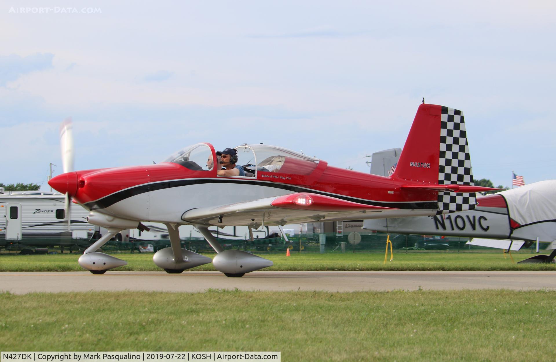 N427DK, Vans RV-9A C/N 92198, Vans RV-9A