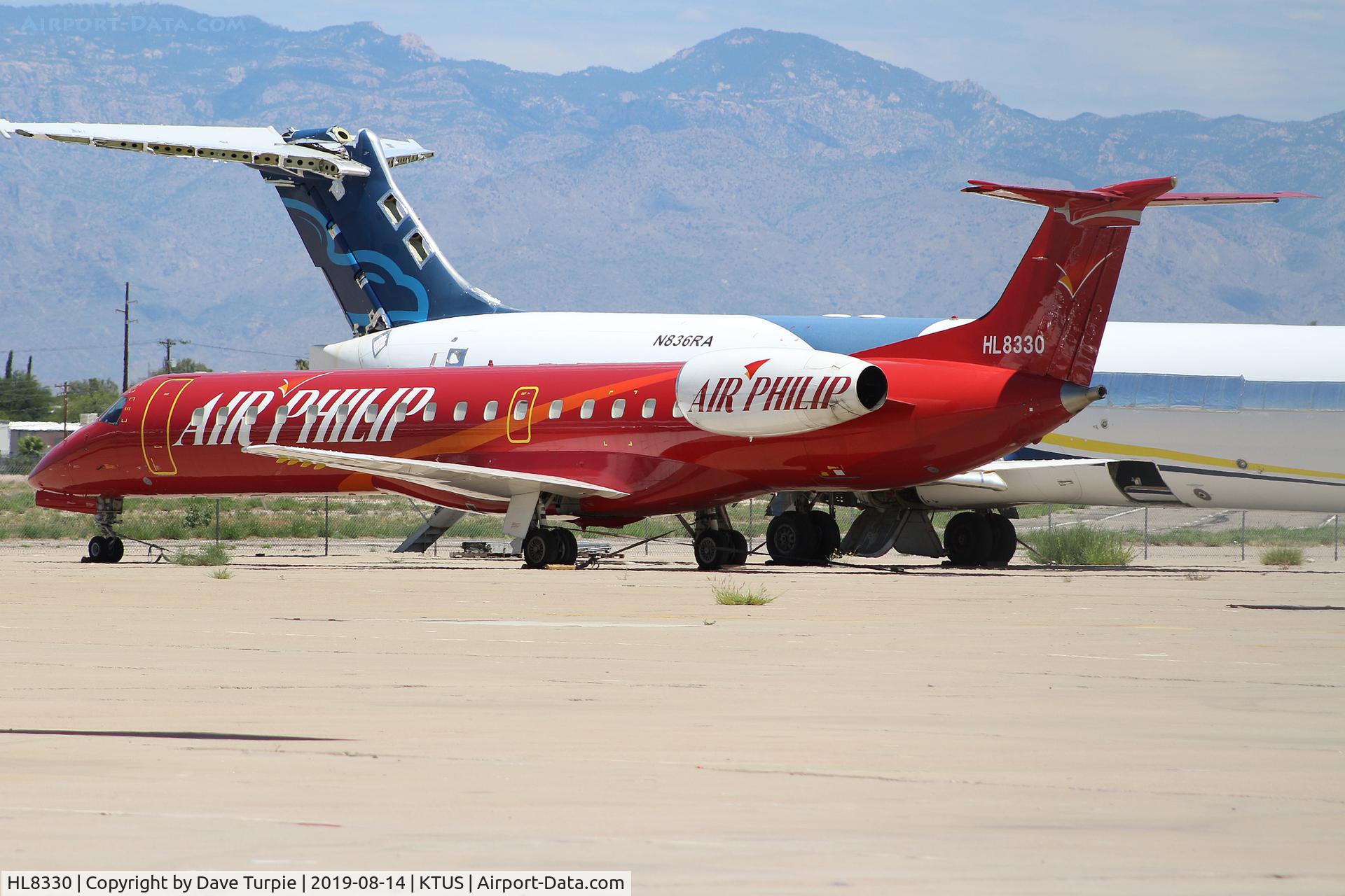 HL8330, 2001 Embraer ERJ-145LR (EMB-145LR) C/N 145381, Air Philip was a Korean carrier based at Seoul Incheon International Airport. The airline operated scheduled services on a domestic network. It commenced operations on 30-Jun-2018; it failed 13-Mar-2019.