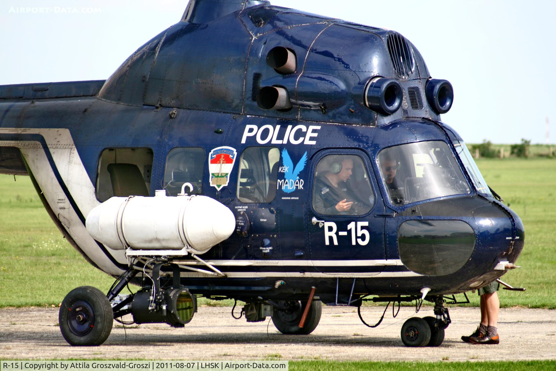 R-15, Mil (PZL-Swidnik) Mi-2 C/N 537201, LHSK - Siofok-Kiliti Airport, Hungary