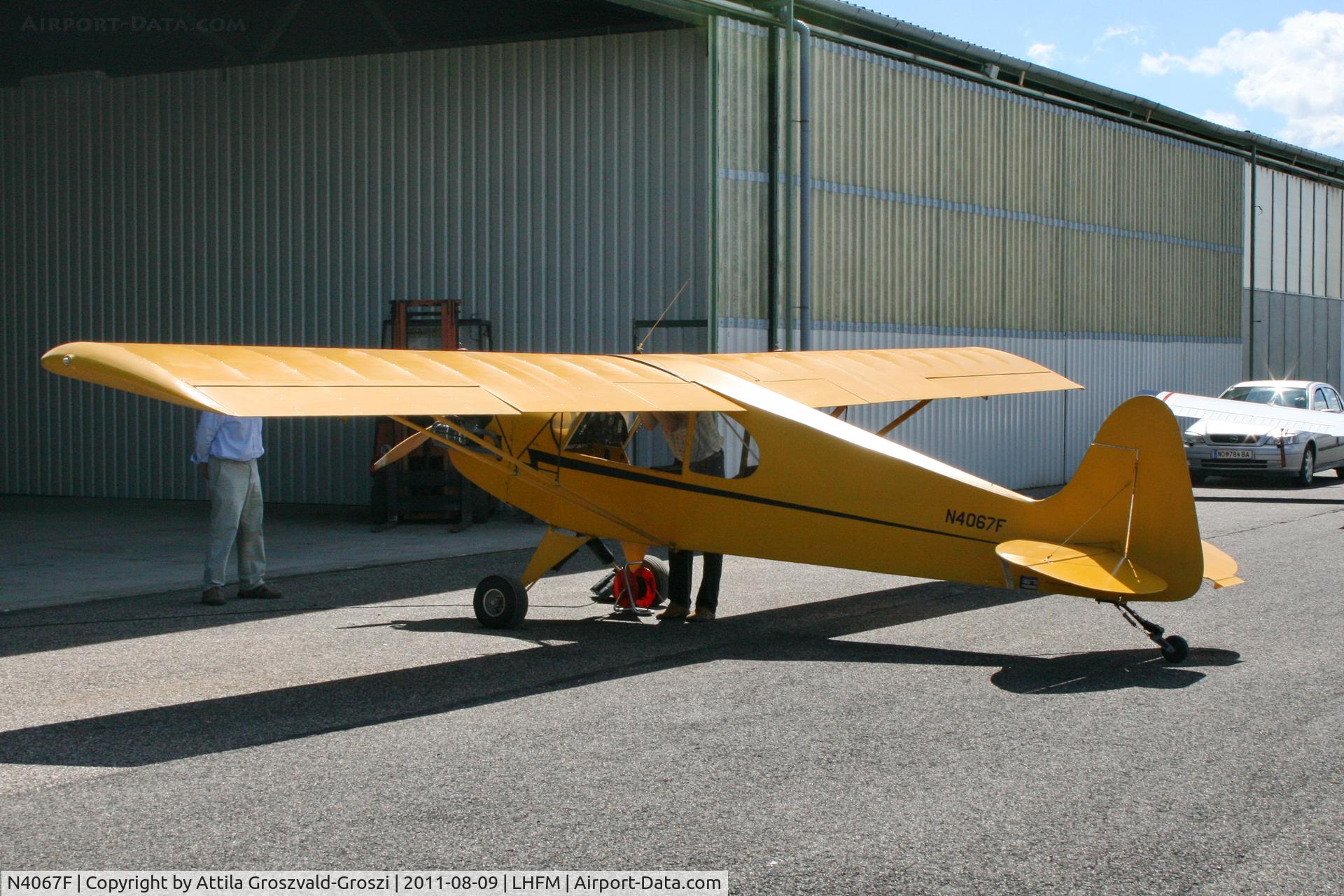 N4067F, 2001 Preceptor Ultra Pup (N3-2) C/N 71600, LHFM - Meidl Airport, Fertöszentmiklós, Hungary