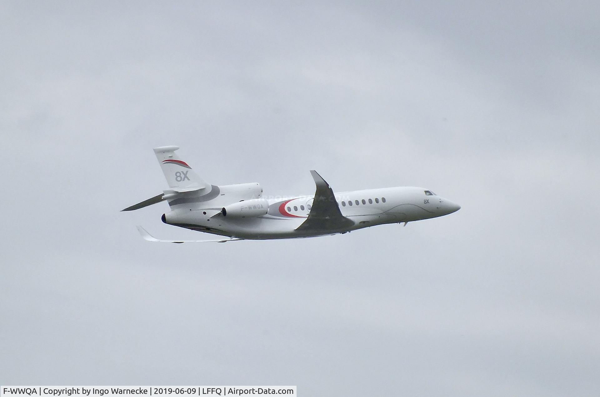 F-WWQA, 2014 Dassault Falcon 8X C/N 401, Dassault Falcon 8X at the meeting aerien 2019, La-Ferte-Alais