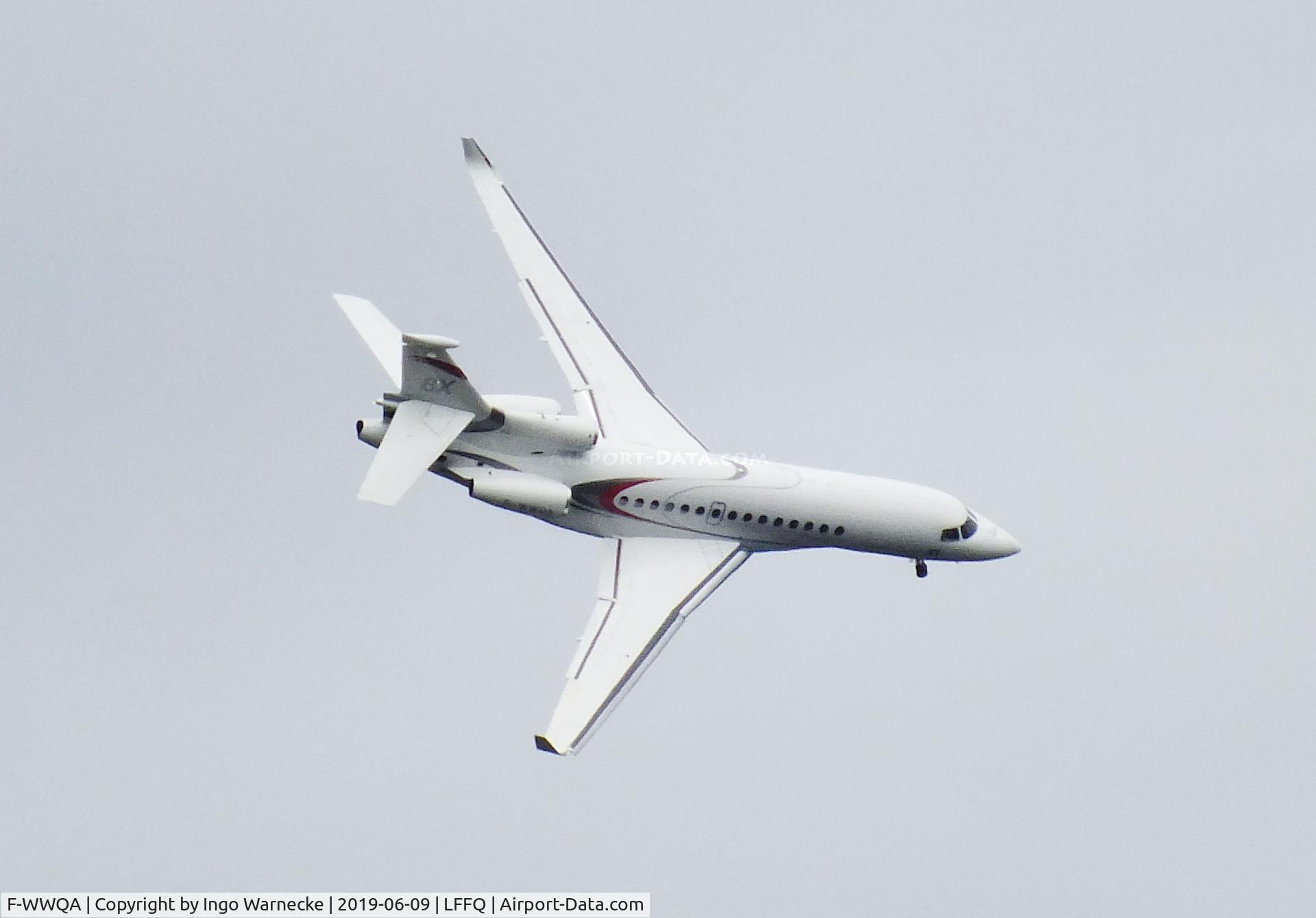 F-WWQA, 2014 Dassault Falcon 8X C/N 401, Dassault Falcon 8X at the meeting aerien 2019, La-Ferte-Alais