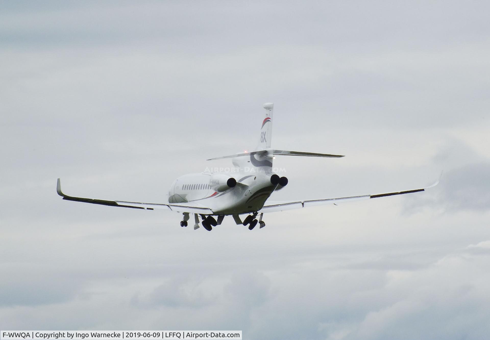 F-WWQA, 2014 Dassault Falcon 8X C/N 401, Dassault Falcon 8X at the meeting aerien 2019, La-Ferte-Alais