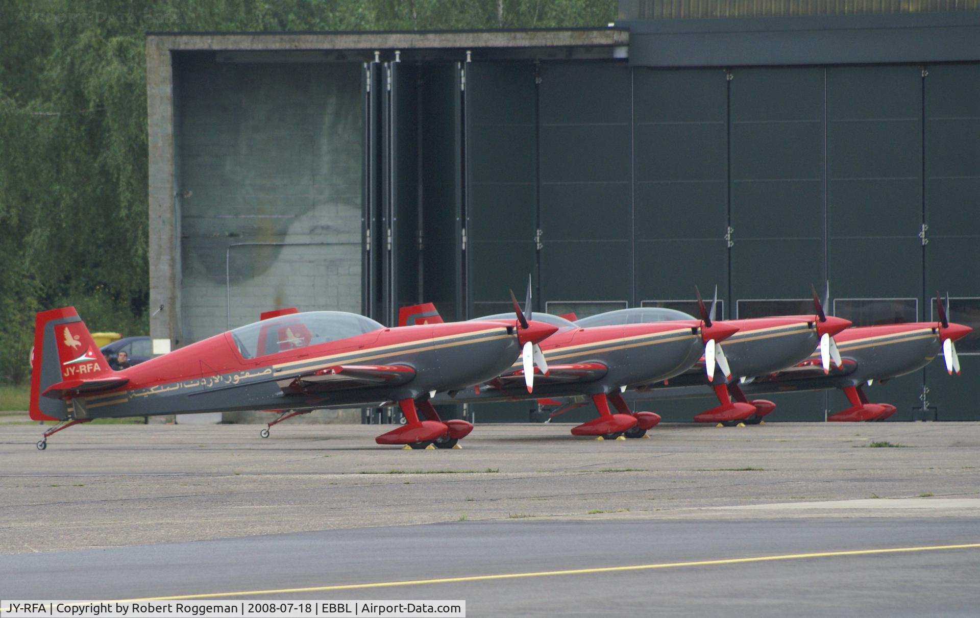 JY-RFA, Extra EA-300 C/N 1239, OPEN DAY.Royal Jordanian Falcons.